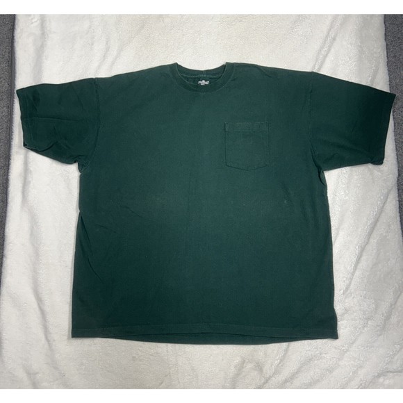CARHARTT K87 HTG SHORT SLEEVE GREEN POCKET T-SHIRT MENS SIZE 2XL - Picture 1 of 6